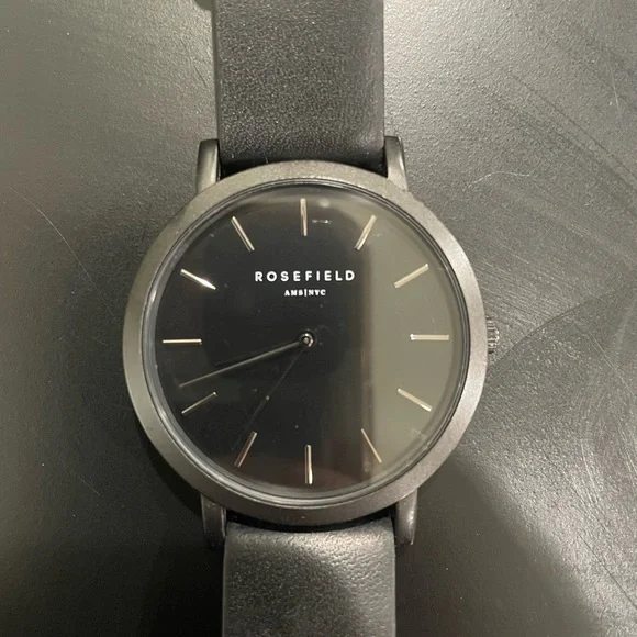 Rosefield | Accessories | Rosefield All Black Womens Leather  display picture 3
